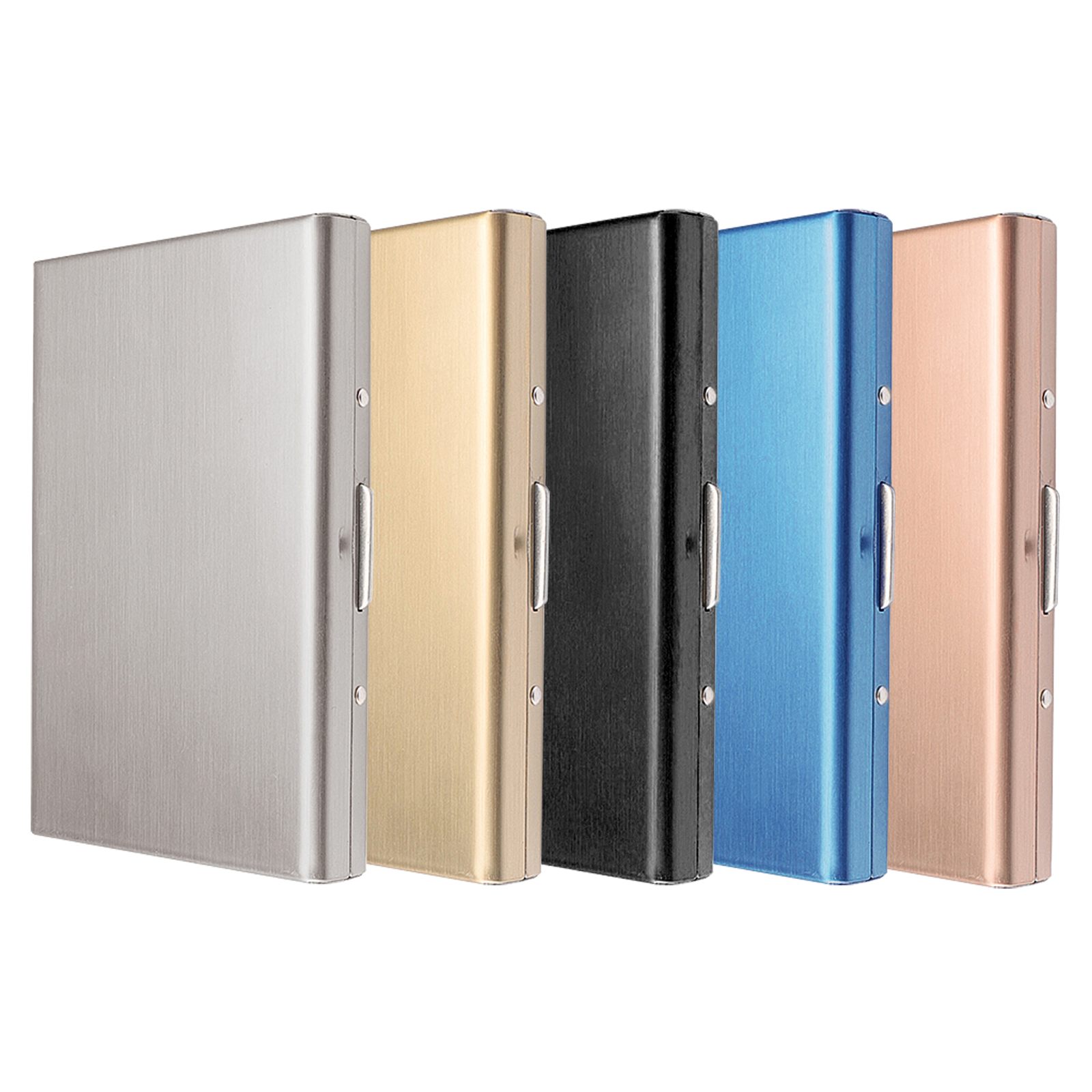 Slim RFID Blocking Metal Card Holder Wallet for Credit Cards-image