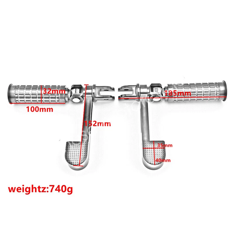 Descanso de calcanhar Foot Pegs estribo para Harley Davidson fxbb street bob 107 2018-2021 - Imagem 2 de 4