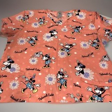 Disney Scrub Top Size M Minnie Mouse