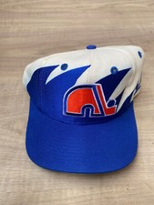 Vintage Rare Quebec Nordiques logo athletic sharktooth , hat, NHL