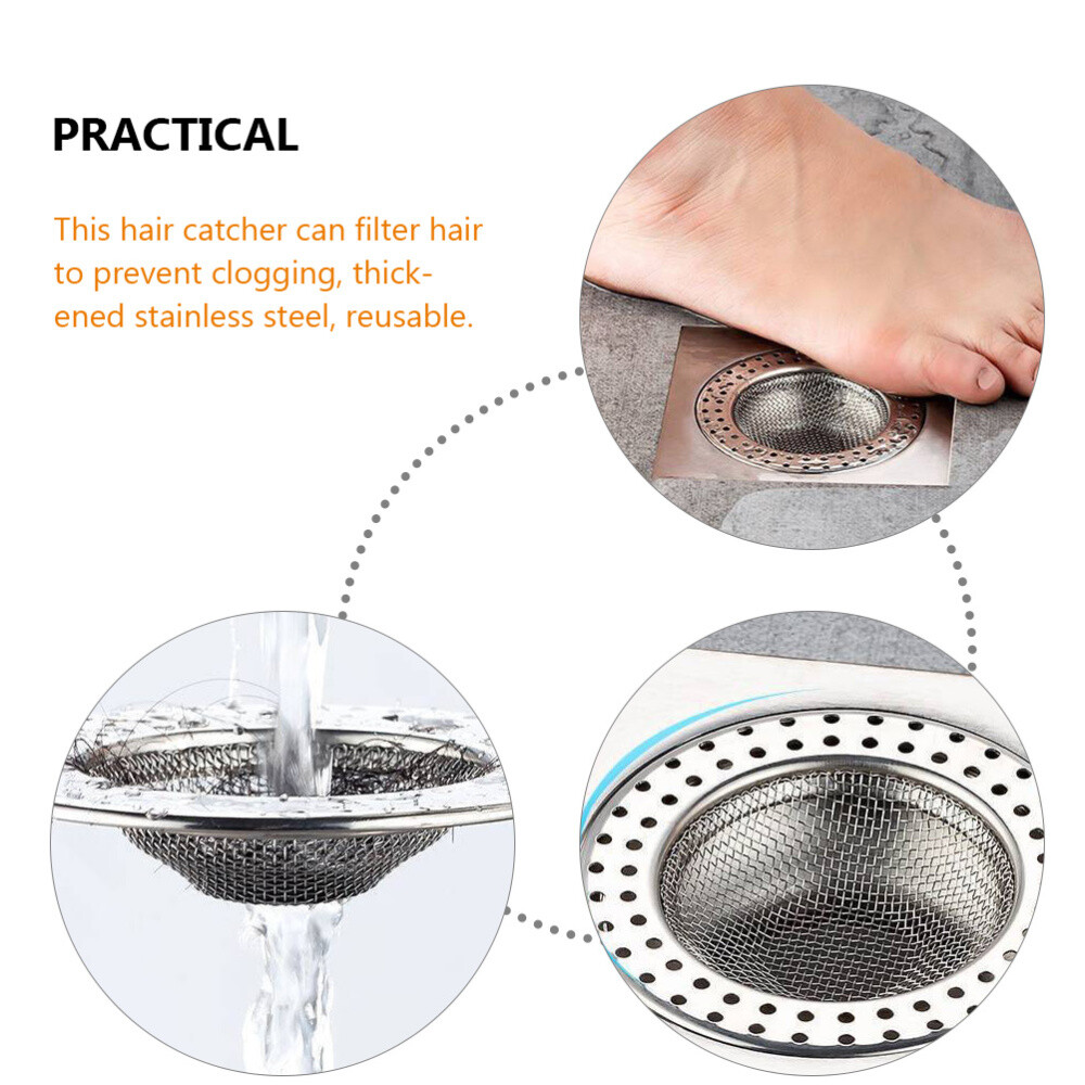 10 Pcs Floor Drain Screen Tub Hair Catcher Stopper Filter Sink eBay