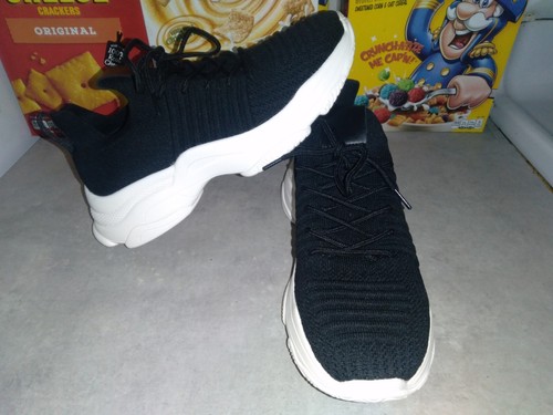 Cushionaire Memory Foam Sneaker Shoe Apolo Women's 9.5 Black Fabric Lace Up  | eBay