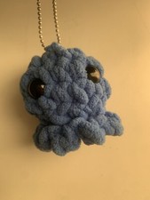 crochet octopus keychain