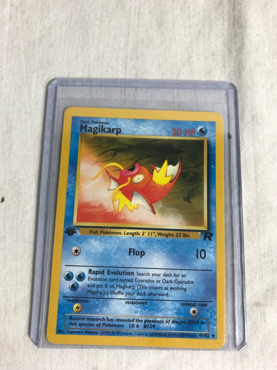 Magikarp #47/82 1st Edition Team Rocket Set Pokémon Card | eBay