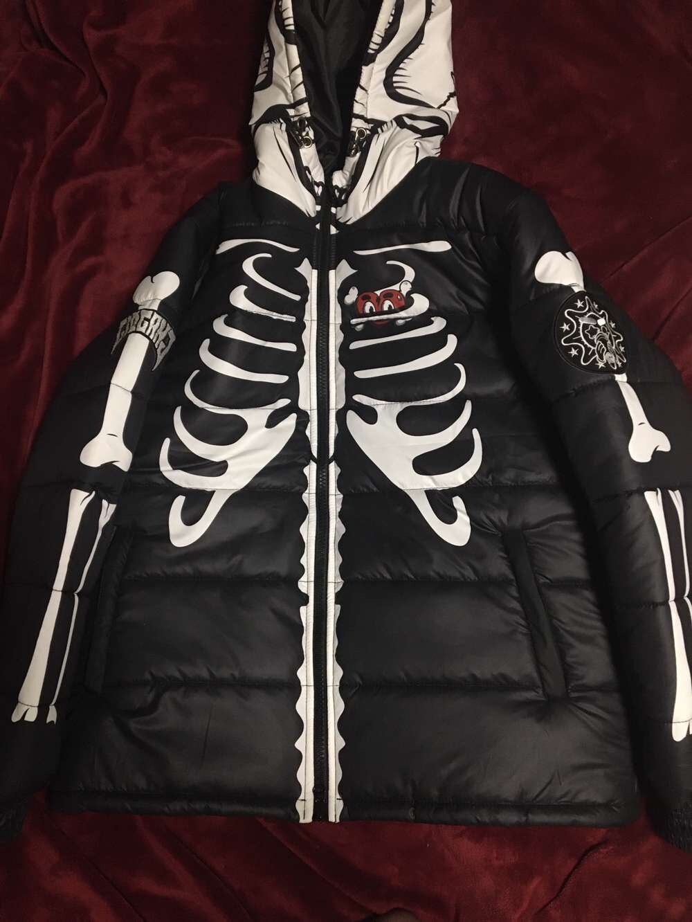 jacket with skeleton