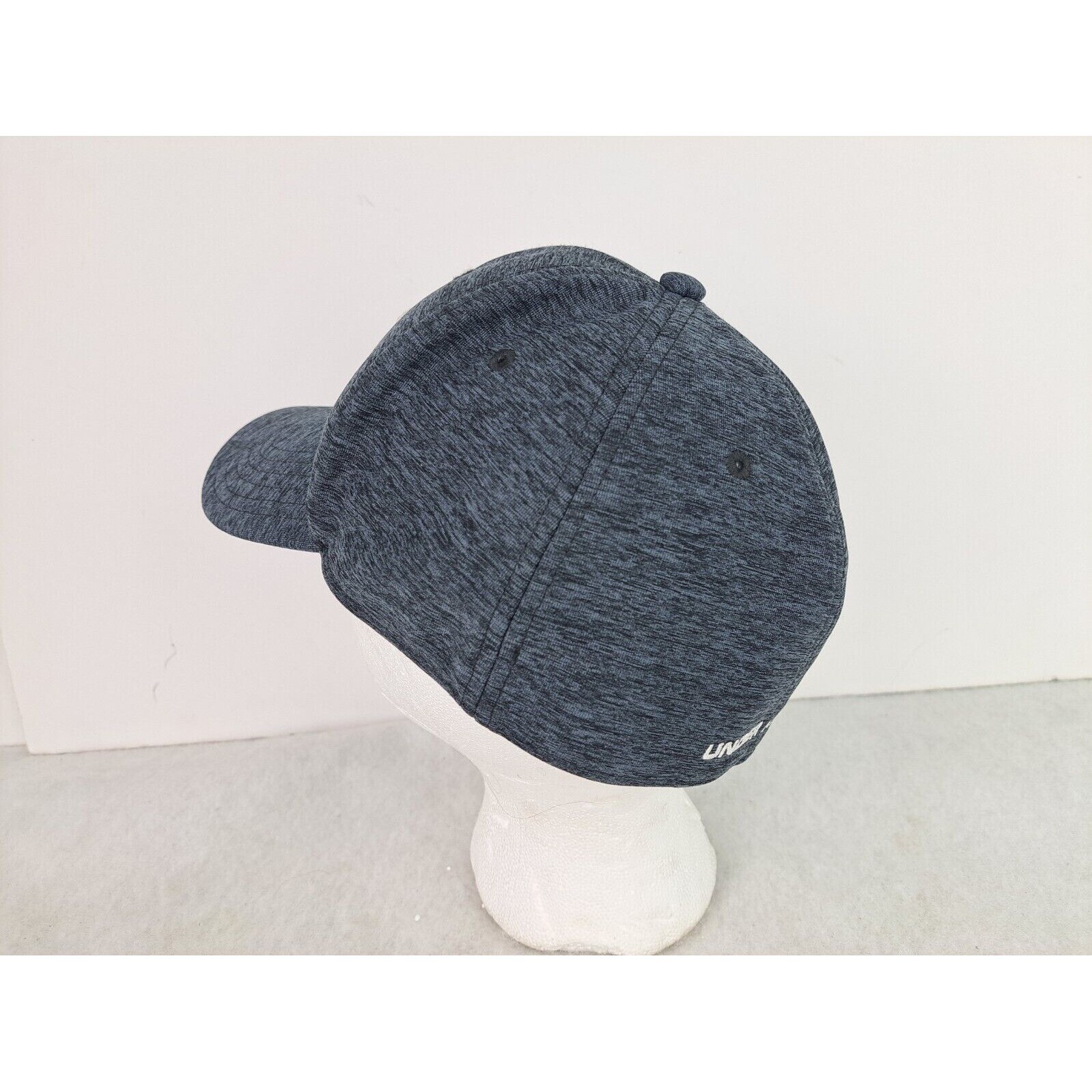 UNDER ARMOUR Men's L/XL UA Blitzing 4.0 Stretch Fit Cap Flex Hat - Dark Heather thumbnail 3