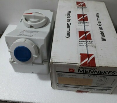 MENNEKES PLUG N7012RS 16A 6H 200-250V-50-60Hz 2P RECEPTACLE SWITCH RSC3001844261