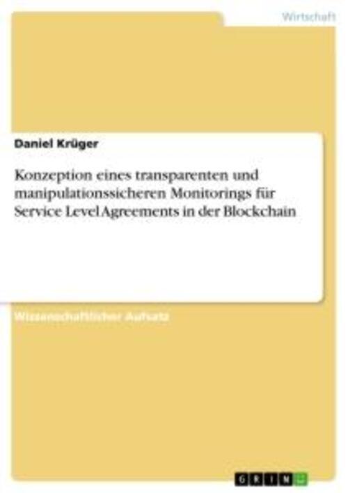 Thumbnail - Konzeption Eines Transparenten Und Manipulationssicheren Monitorings