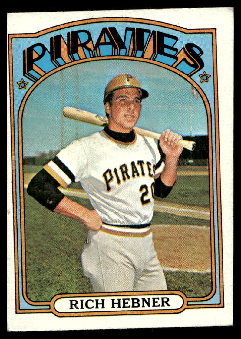 1972 Topps Semi-High #630 Rich Hebner Pittsburgh Pirates EX-EXMINT