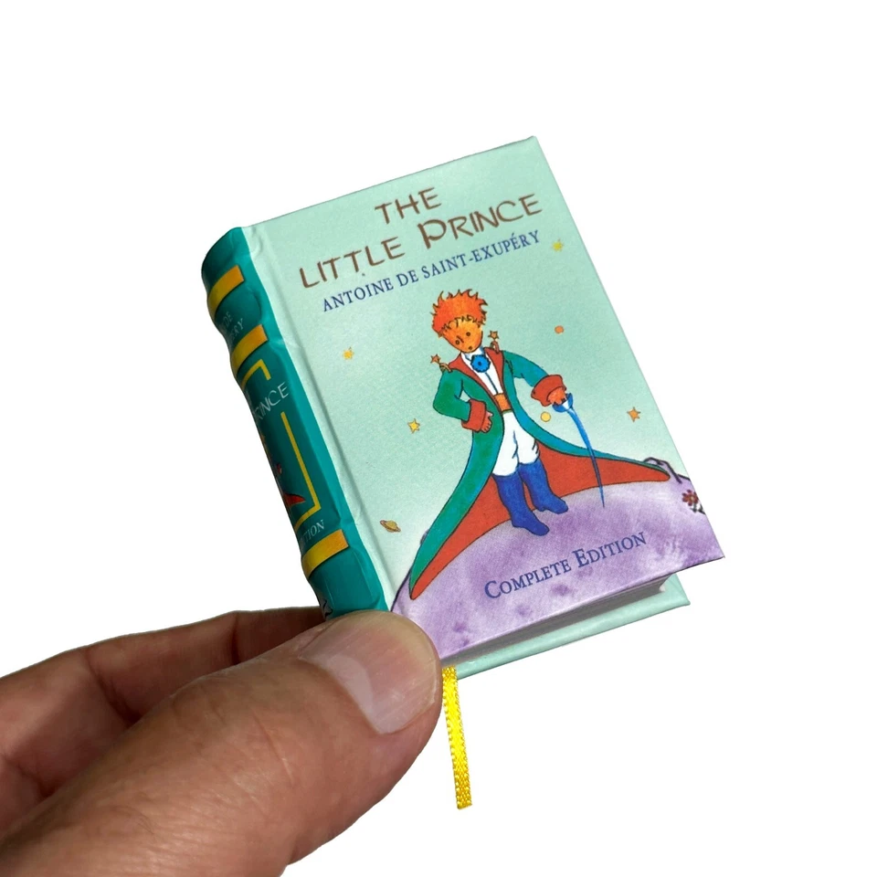 new The Little Prince w/stand miniature book complete edition hardbound 440 Pgs - Image 2 of 4