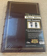 Pioneer Photo Album Bonded Leather 200 Pockets 4"x6"  4"x12" Panoramic NEW