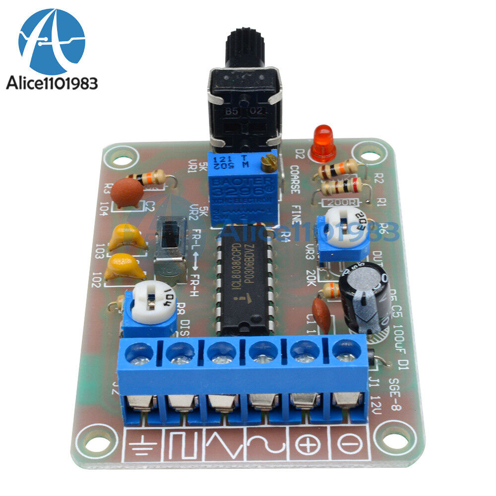 Generatore Segnale Fai Da Te Kit Generatore Di Segnali ICL8038 - Modulo Fai- Da-te Per Onde Sinusoidali, Quadre E Triangolari Icl8038 Onde Sinusoidali - Foto 6