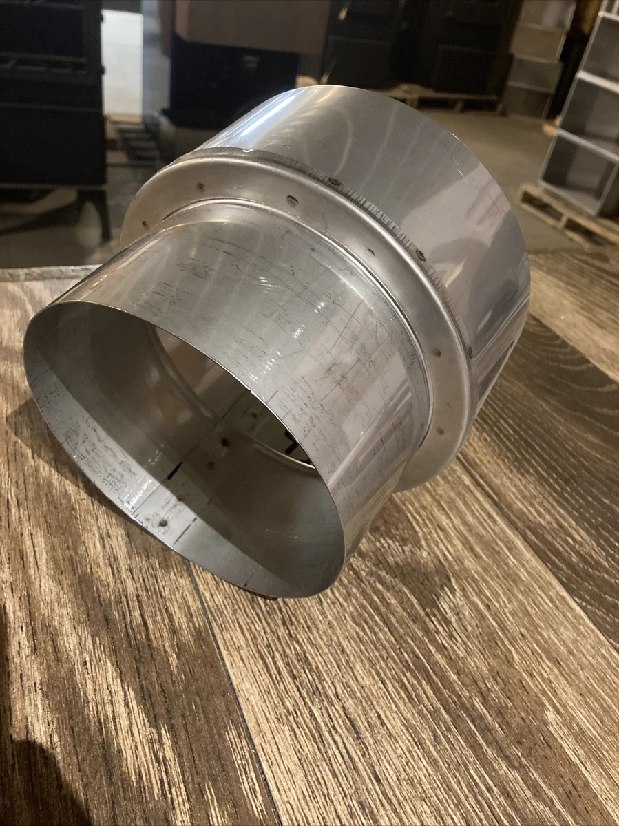 6” To 5” Stainless Steel Reducer Stove Pipe/Chimney 316SS 24ga | eBay