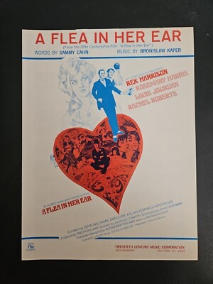 A Flea In Her Ear 1968 Sheet Music Bronislaw Kaper Sammy Cahn | eBay