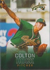 2018 Greensboro Grasshoppers Colton Hock RC Rookie Miami Marlins