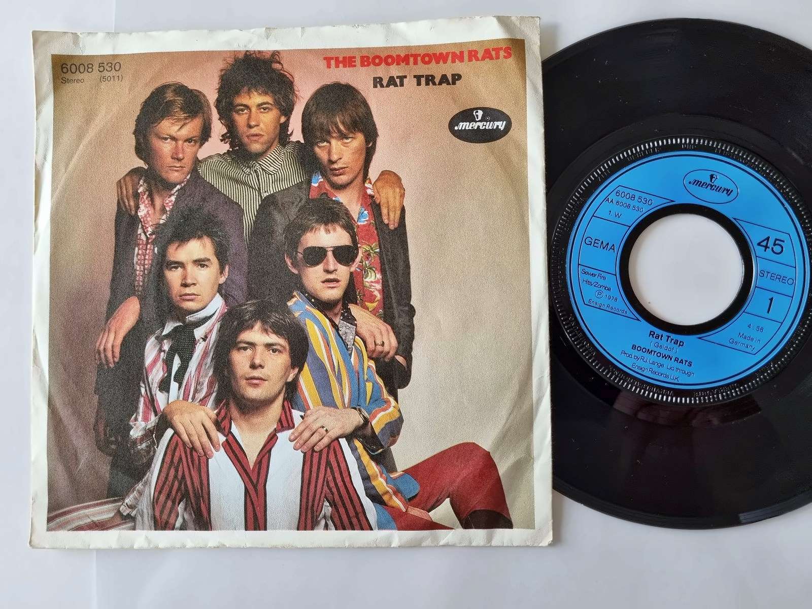 The Boomtown Rats - Rat trap 7'' Vinyl Germany