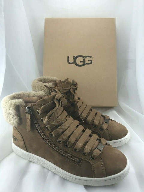 ugg olive high top sneaker chestnut