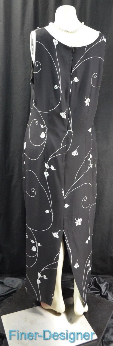 Jessica Howard Dress Chiffon sheath Floral 2 piece sleeveless layer top 16  NEW | eBay