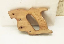 Vtg Antique Warranted superior hand saw wood handle 4 screw