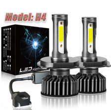 For Nissan Versa 2007-2019 LED Headlight Kit H4 9003 6000K White High/Low Bulbs