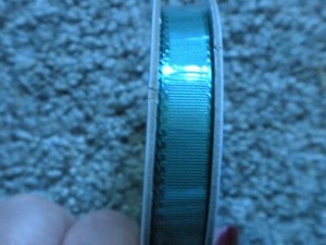 Stampin' Up Ribbon Emerald Envy Silky Taffeta Ribbon 3/8" Retired!