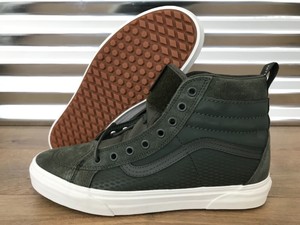 vans mid top hombre verdes