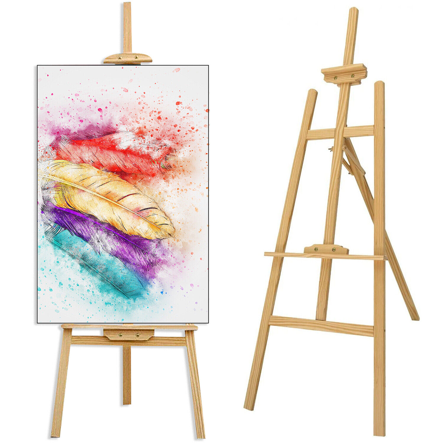 PRO ART Standing Easel, Natural