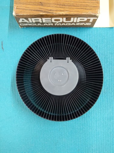 Genuine Airequipt Circular Magazine 100 Slide Tray Vintage For 2x2 Slides - Picture 4 of 5