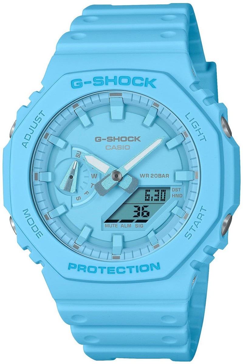 CASIO G-SHOCK GA-2100-2A2JF Blue Limited TONE-ON-TONE Analog