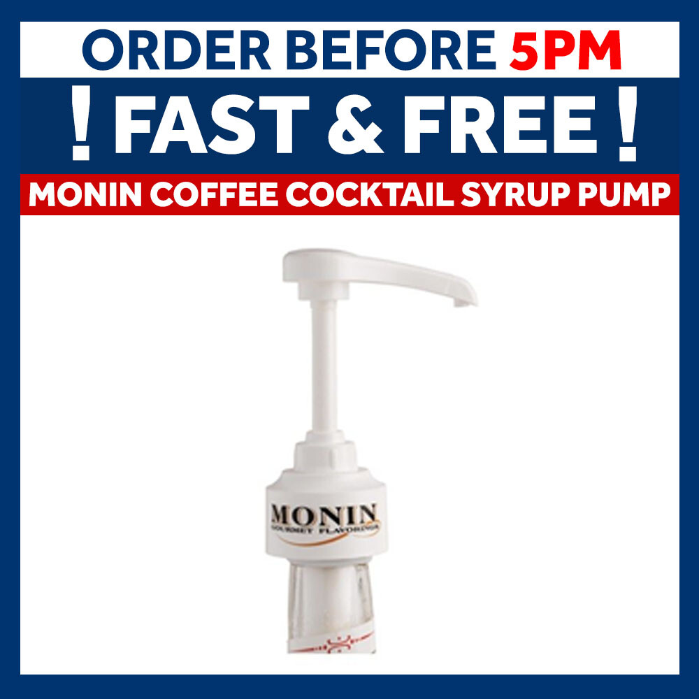 Monin Coffee Cocktail Syrup Pump Dispenser For 70cl Glass Bottles