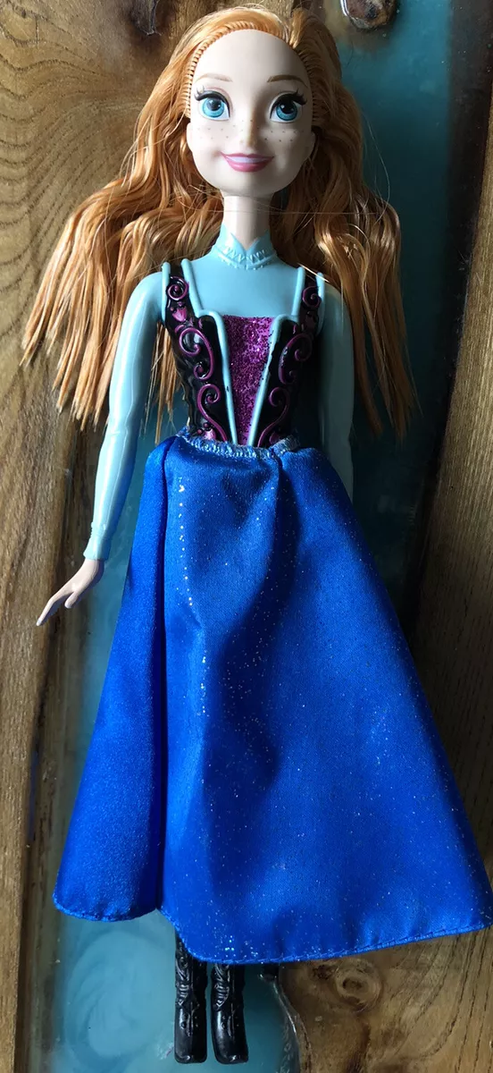 Poupée barbie Anna reine des neiges disney Frozen Mattel 2013