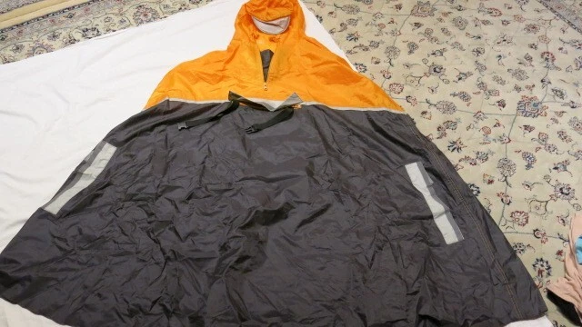 Regenponcho-Regencapes -UNISEX -L bis XXL -Fahrrad und Wanderponcho +Tasche-NEU