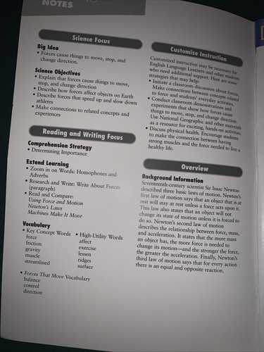 Language, Lit & Vocab - Reading Expeditions (Physics) Nat Geo Forces That Move - Picture 4 of 4