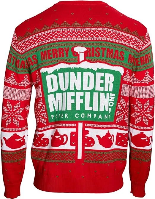 Dunder Mifflin Paper Company Ugly Christmas Sweater Unisex