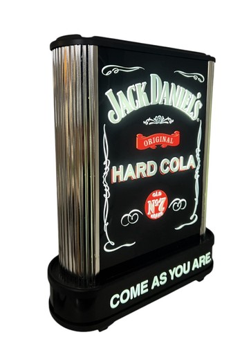 VINTAGE JACK DANIELS HARD COLA COME AS YOU ARE LIGHTED BAR LIGHT / SIGN - 2002 - Picture 4 of 8