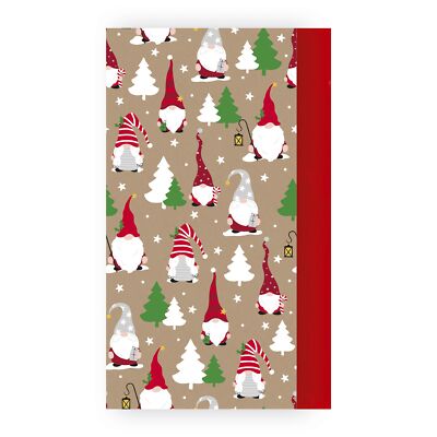 Weihnachtsgonk Stoffpapier 8 oder 24 Blatt - Eurowrap