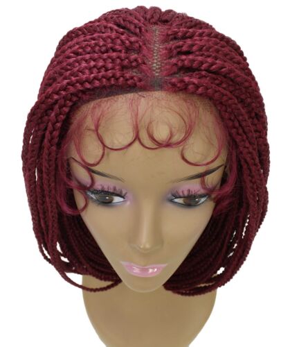 LUXLUXE Tiara gerade 12 Zoll lang 4X4 handgebundene Spitze geflochtene Perücke, BLB-0140 - Bild 93 von 128