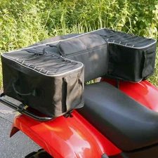 ATV Rear Seat Bag Padded Bottom Support Storage Bag Rack For Sportsman 450 Honda