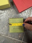 Gucci & Valentino Garavani Logo Jewelry Gift Boxes Lot of 3 Green/Red/Yellow — photo 3