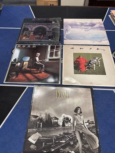 RUSH LP Vinyl Record Lot Of 5 Signals Power Windows Moving Pictures