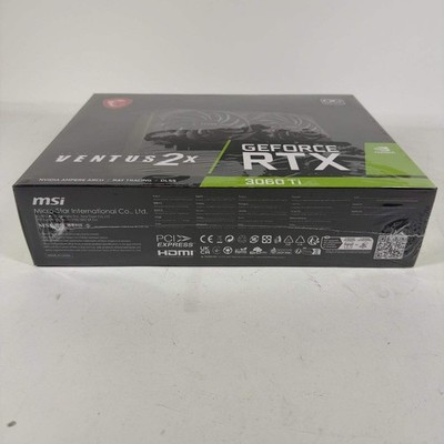 MSI GeForce RTX 3060 Ti Ventus 2X OC 8GB GDDR6 Graphics Card 912