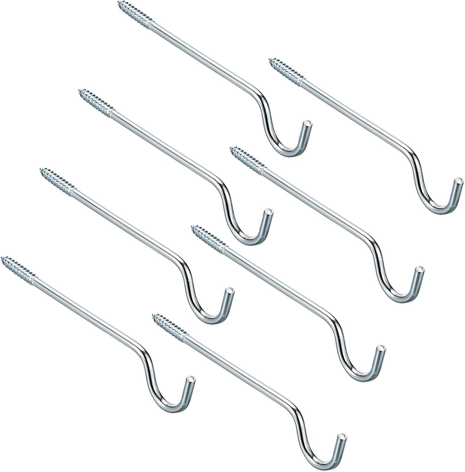 Sumnacon Curtain Rod Support for Wall 8 Pcs Single Curtain Rod Support Middle