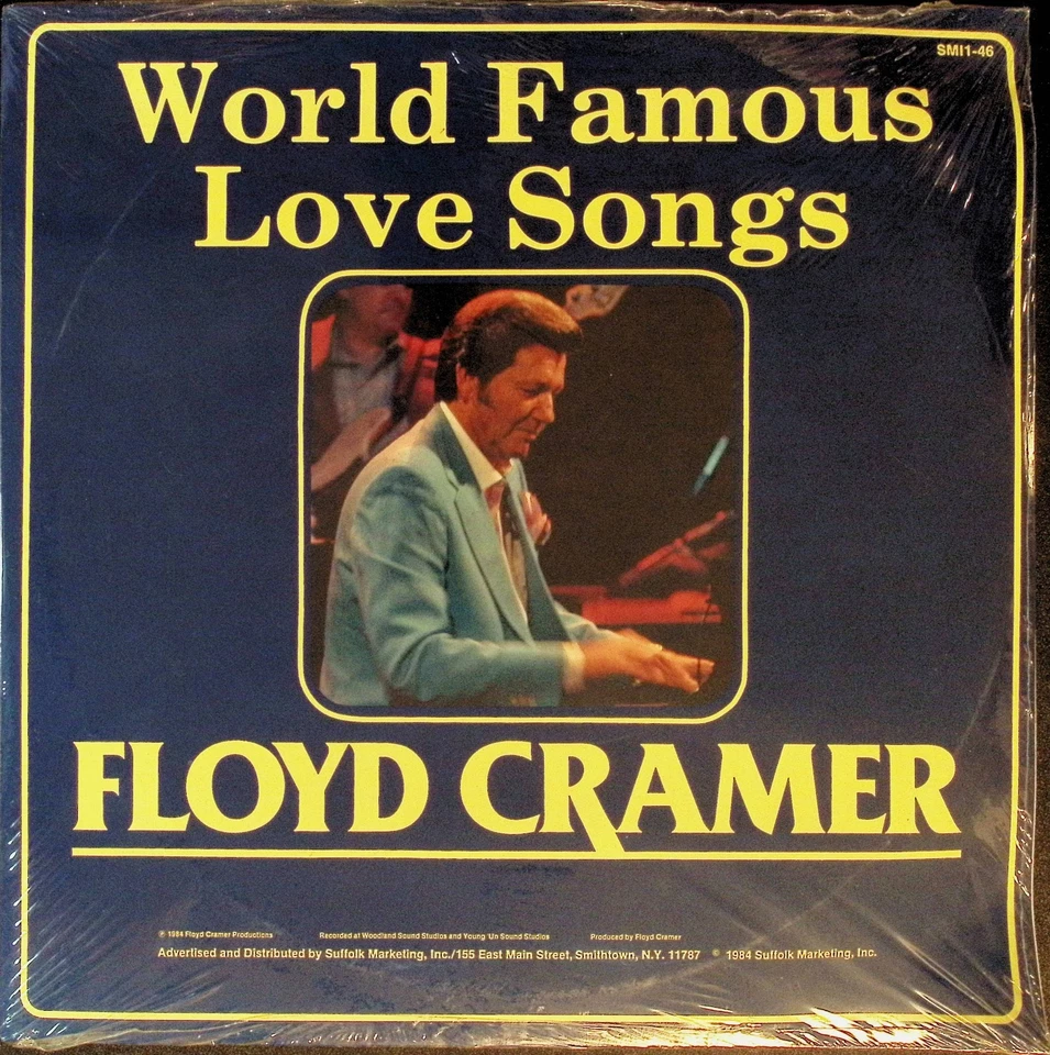 SEALED Floyd Kramer Treasury Favorites World Famous Love Songs 2LP Suffolk M - Image 2 of 2