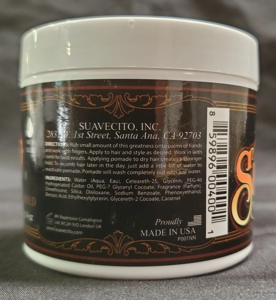 Помада Suavecito Original Hold 4 унции (упаковка из 3) «Гордо сделано в США» - Изображение 3 из 3