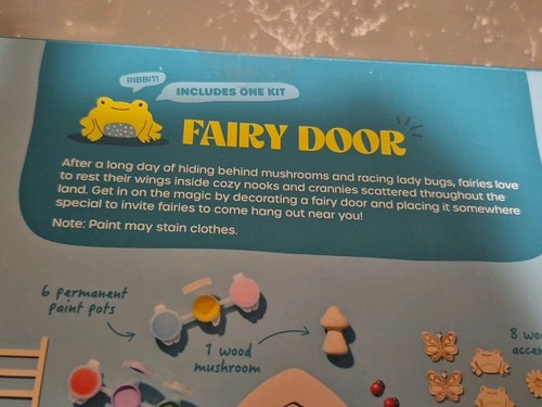 Mud Puddle Society Docorate Your Own Garden Fairy Art Kit - Picture 5 of 5