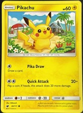 Pikachu Common SM - Crimson Invasion 30/111 LP