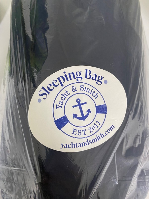 Yacht And Smith navy blue warm weather Lightweight Sleeping Bag