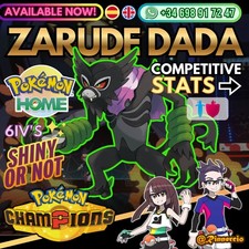 Zarude Dada 6IVs Competitive VGC for Poke…