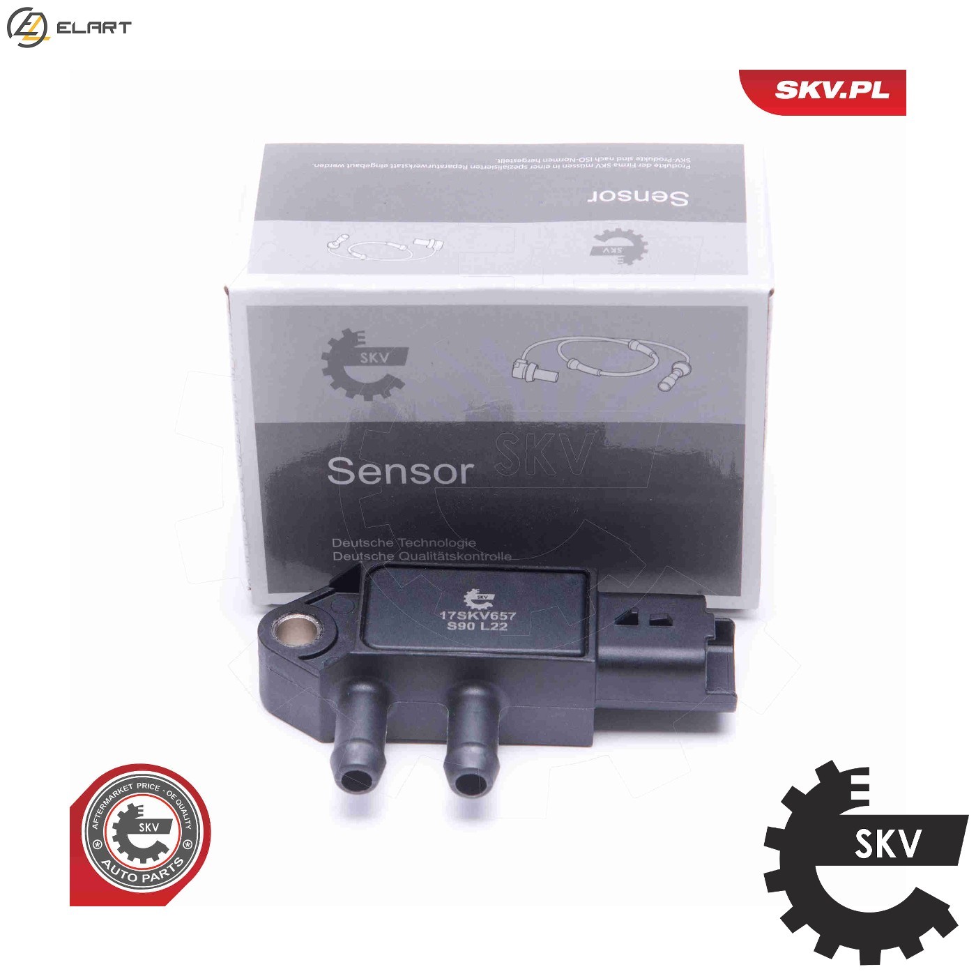 SENSOR EXHAUST PRESSURE 17SKV657 FOR RENAULT CLIO/IV/Grandtour DUSTER CAPTUR