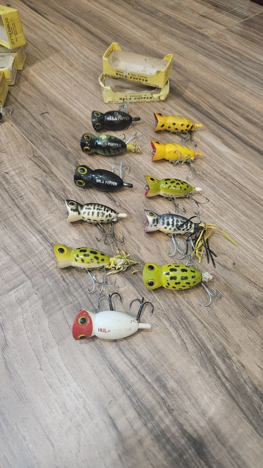 Vintage Fred Arbocast Jitterbug/ Hula Popper Lot - Image 2 of 4